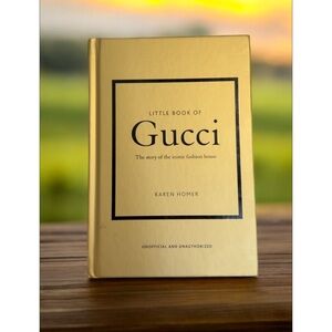 Gucci Gold Hardcover Book